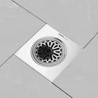 Plantex 304 Grade Stainless Steel Bathroom Drain Cover/Floor Drain/Drainage Cover/Bathroom Drain Jali (6x6 inches) - Chrome