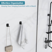 Plantex 304 Grade Stainless Steel Robe Hook for Bathroom/Cloth-Towel Hanger/Hooks for Wall/Bathroom Accessories - Cute (Black)