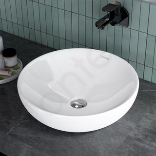 Plantex Platinum Ceramic Table Top Wash Basin/small Basin for Bathroom with 10 Years Glaze Warranty by Plantex (15.5 x 15.5 x 5 Inch - White)
