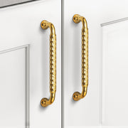 Plantex Cabinet Handle/Kitchen Cabinet Door Handle/Wardrobe/160 mm Cupboard Handle/Door Pull-Push Handle for Home/Office - Pack of 2 (Gold)