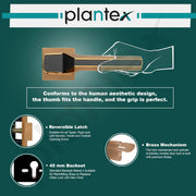 Plantex Brass, Zinc Mortise Door Lock For Main Door/Premium Handle Lock Set For Home With 3 Years Warranty (Rose Gold & Black)