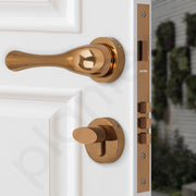Plantex Main Door Lock Set with 3 Keys/Mortise Door Lock for Home/Office/Hotel (7054 â€“ PVD Choco)