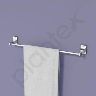 Plantex 304 Grade Stainless Steel 24 inch Towel Hanger for Bathroom/Towel Rod/Bar/Bathroom Accessories - iris (Chrome)