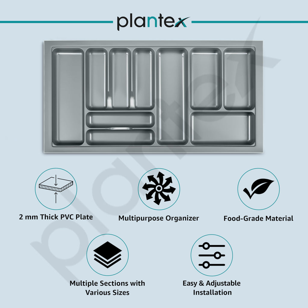 Plantex Cutlery tray for Kitchen Drawer/Cutlery Cosmetic Stationary ...