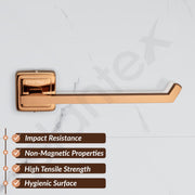 Plantex 304 Grade Stainless Steel Towel Ring for Wash Basin/Napkin Hanger for Bathroom/Towel Hanger/Towel Holder/Bathroom Accessories - Decan (Rose Gold)
