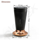 Plantex 4 Inch Sofa Leg for Bed Furniture/Aluminium Sofa Leg for Table/Support Legs/Furniture Leg - Pair of 1 (2 Piece) (DTS-87, Black & Rose Gold)