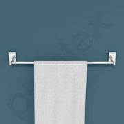 Plantex 304 Grade Stainless Steel Towel Holder for Bathroom/Towel Hanger for Kitchen/Single Towel Rod/Bathroom Accessories - iris (24-inch) Chrome