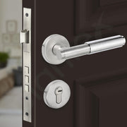 Plantex Main Door Lock/Stainless Steel Mortise Door Lock for Bedroom/Home/Office/Hotel/Mortise Locks with 3 Keys - (Satin)