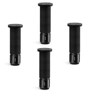 Plantex 6 Inch Sofa Leg for Bed Furniture/Aluminium Sofa Leg for Table/Support Legs/Furniture Leg - Pair of 2 (4 Piece) (DTS-77, Black)