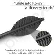 Plantex Cabinet Handle/288mm Handle for Cabinet/Door & Home Decore/Door Pull-Push Handle for Home/Office - Pack of 1 (Black)