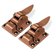 Plantex Cabinet Latch Ã¢â‚¬â€œ Heavy-Duty Hatch Case Bolt for Storage Units, Toolboxes, Kitchen Cabinets & Cupboards- Pack of 2 (Rose Gold)