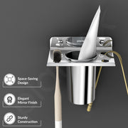 Plantex Platinum Stainless Steel Tooth Brush Holder/Tumbler Holder/Bathroom Accessories