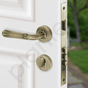 Plantex Main Door Lock/Mortise Lock for Door with 3 Years of Warranty - Robust Door Lock for Home with Brass Lock Body & Cylinder(7117 - Brass Antique)