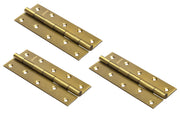 Plantex Door Hinges 6 Inch x 12 Gauge/2.5 mm Thickness/Hinges for Main Door/Butt Hinges for Home/Office/Hotel/Kabja/Soft Close Hinge - Pack of 3 (Brass Antique)