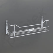 Plantex Bathroom Shelf for Wall/Stainless Steel Shelf for Kitchen with Railings/Perfume Rack/Bathroom Organiser (12 inch, Chrome)
