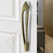Plantex Door Handle/15 Inch Main Door Handle/Handle for Wooden Door/Pull-Push Door Handle/Door Accessories (Pack of 1, Brass Antique) Pull Handle