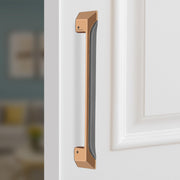Plantex Door Handle/Main Door Handle/15 Inch Pull-Push Handle for Home/Office/Hotel - Pack of 1 (SH-365, Choco & Satin Black) - 3 Years Warranty