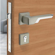 Plantex Premium Main Door Lock for Home with 3 Years of Warranty/Mortise Lock for Door - Main Door Lock Set (7093 - Satin White & Chrome)