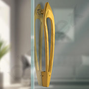 Plantex Door Handle/15 Inch Main Door Handle/Handle for Wooden Door/Pull-Push Door Handle/Door Accessories (Pack of 1, Gold), Pull Handle