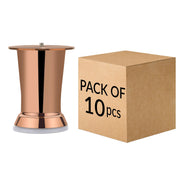 plantex Heavy Duty Stainless Steel 4 inch Sofa Leg/Bed Furniture Leg Pair for Home/Furniture Sofa Legs for Table/Sofa Support Legs/Sofa Furniture Leg (Brass Antique) Set of 10 Pcs