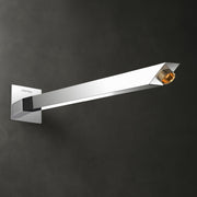 Plantex 9-Inch Shower Arm for Overhead Shower/Stainless Steel Shower Pipe/Wall Mount Bathroom Fitting with Â½-Inch Thread - Pack of 1 (Chrome)