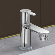 Plantex Pure Brass Pillar Tap for wash Basin with Water Saving Aerator/Wash Basin Tap/Taps for Basin- 7 Year Warranty by Plantex-(FLO-803-Chrome)