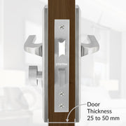 Plantex Main Door Lock Handle Set/6-Lever Locks Mechanism with 3 Years of Warranty by plantex/Mortise Lock with 3 Keys, Brass Locks Body & Cylinder (PTP-04 Matt)