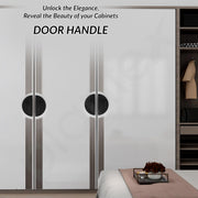 Plantex Door Handle/8 Inch Main Door Handle/Door Handle for Home/Pull-Push Door Handle/Door Accessories - Pack of 1 (Black)