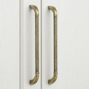 Plantex Cabinet Handle/224mm Handle for Drawer/Wardrobe/Kitchen Handle/Pull-Push Handle for Home/Office - Pack of 2 (Brass Antique)