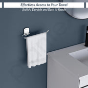 Plantex 304 Grade Stainless Steel Towel Ring for Washbasin/Napkin Holder/ Hand Towel Holder for Bathroom & Kitchen/Bathroom Accessories - (Chrome)