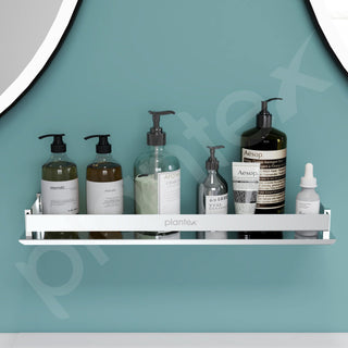 Plantex Stainless Steel Bathroom Shelf Rack/Bathroom Organizer/Wall Shelf for Bathroom Accessories Set/Kitchen Stand/Kitchen Shelves & Racks-(Chrome 18x5 Inches)