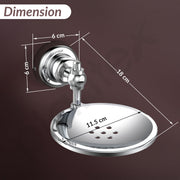 Plantex 304 Grade Stainless Steel Soap Dish/Soap Stand/Bathroom Soap Holder/Bathroom Accessories Skyllo (Chrome)