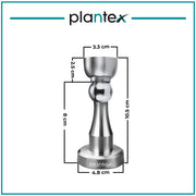 Plantex Stainless Steel Door Stopper/360 Degree 4 Inch Door Magnet for Home/Wall Mounted Soft Catcher to Hold Wooden/Glass/PVC Door/Door Stopper for Home (Matt)