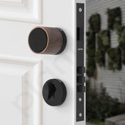 Plantex Main Door Mortise Lock/Brass Heavy Duty Door Lock/Pull Handle Set for Home/Office - Door Accessories- (Copper Antique - Black)