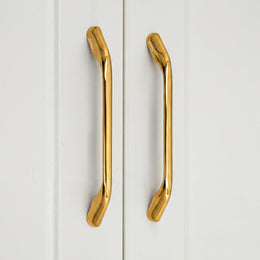 Plantex Cabinet Handle/160mm Handle for Wardrobe/Kitchen Handle/Pull-Push Handle for Home/Office - Pack of 2 (Gold)