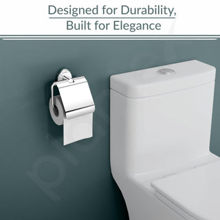 Plantex J4 Stainless Steel Toilet Paper Holder for Bathroom/Tissue Holder for Washroom/Toilet roll Holder for Wall Mounted/Bathroom Accessories (Chrome Finish) Angel