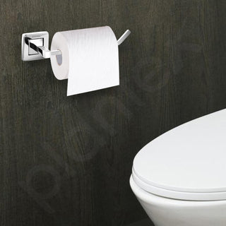 Plantex Stainless Steel Toilet Paper Roll Holder/Toilet Paper Holder/Tissue Paper Roll Holder for Bathroom Accessories (Chrome)