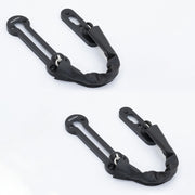 Plantex Heavy Duty Security Door Chain Lock/Anti-Theft Sliding Chain Lock for Inside Door ÃƒÂ¢Ã¢â€šÂ¬Ã¢â‚¬Å“ Pack of 2 (Z - Black, Finish)