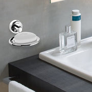 Plantex Maxx Stainless Steel Soap Holder for Bathroom - Soap Dish Stand/Accessories (Chrome)