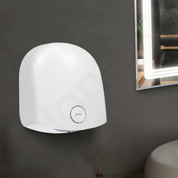 Plantex Hand Dryer Automatic /1200W Small Hand Dryer Machine/Hand Wash Air Dryer for Bathroom/Office/Hotel/Commercial Use (White)