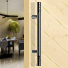 Plantex 14 Inch Main Door Handle/Pull Push Door Handle for Home/3 Years Warranty Pack of 1 (122 - Grey Glossy)