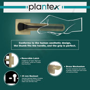 Plantex Main Door Lock for Home with 3 Years of Warranty/Mortise Locks for Door - Main Door Lock Set (PT-007- Brass Antique - Black)