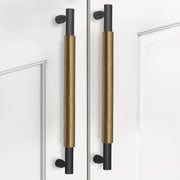 Plantex Cabinet Handle/Kitchen Cabinet Door Handle/Wardrobe/288 mm Cupboard Handle/Door Pull-Push Handle for Home/Office - Pack of 2 (Brass Antique)