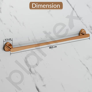 Plantex J4 Stainless Steel 24 Inch Towel Rod for Bathroom/Towel Holder in Bathroom/Towel Holder/Bathroom Accessories (PVD Rose Gold Finish) Angel