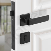 Plantex Mortise Door Lock for Home/Triple Security Main Door Lock Set with 3 Years of Warranty/Mortise Lock for Door with Brass Lock Body & Cylinder(7112 - DC-Black & Z-Black)