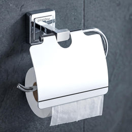 Plantex 304 Grade Stainless Steel Toilet Paper Holder/Tissue Paper Roll Holder/Toilet Paper Roll Holder/Tissue Paper Holder - Decan (Chrome)