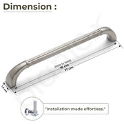 Plantex Cabinet Handle/160mm Handle for Drawer/Wardrobe/Kitchen Handle/Pull-Push Handle for Home/Office - Pack of 2 (Satin)
