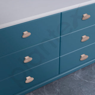 Plantex Knobs for Drawer/Small Drawer Knobs/Knobs for Cabinets/Pull-Push Knobs for Kitchen/Bedroom Drawer - Pack of 10 (Oval, Rembo)