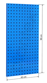 Plantex Metal Pegboard for Garages/Tool Organizer for Workshop/Storage Board/Hanging Tools Pegboard Ã¢â‚¬â€œ (90 x 45 cm)