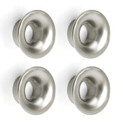 Plantex Knobs for Drawers/Drawer Knobs/Round Knob for Cabinets/Pull-Push Knob for Kitchen/Bedroom Drawer - Pack of 4 (Satin)